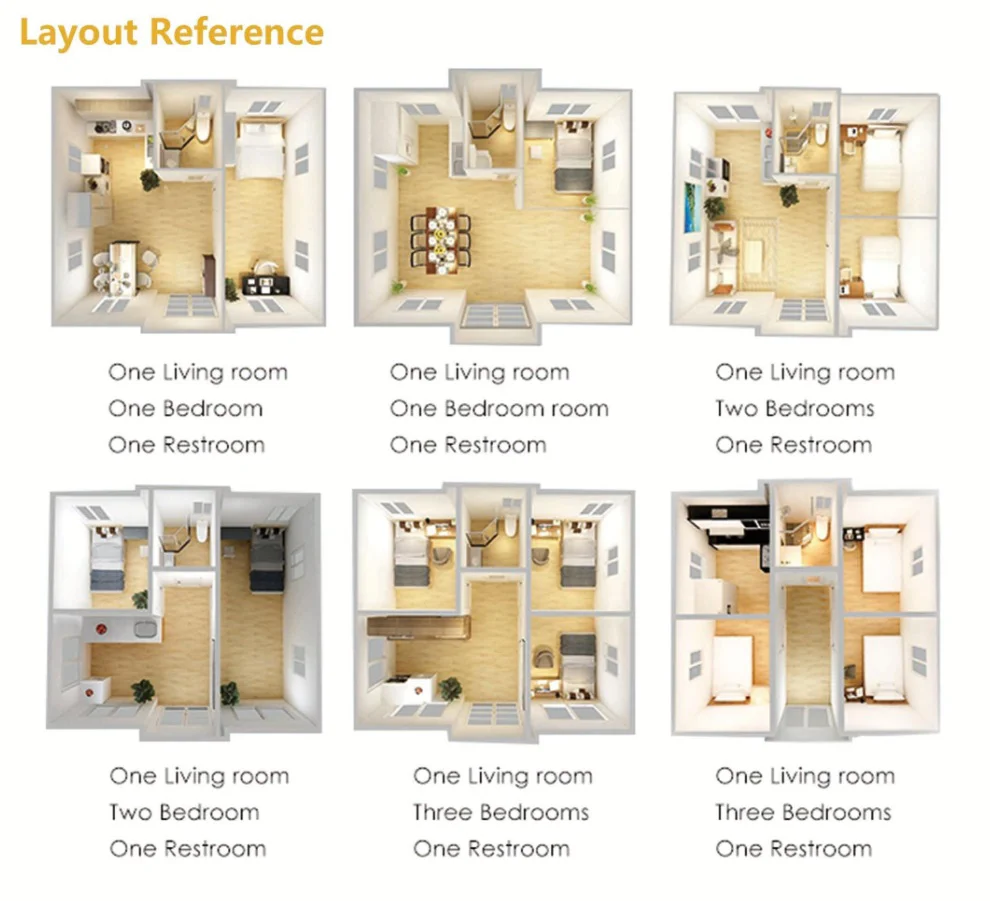 2 Bedroom Expandable Container House